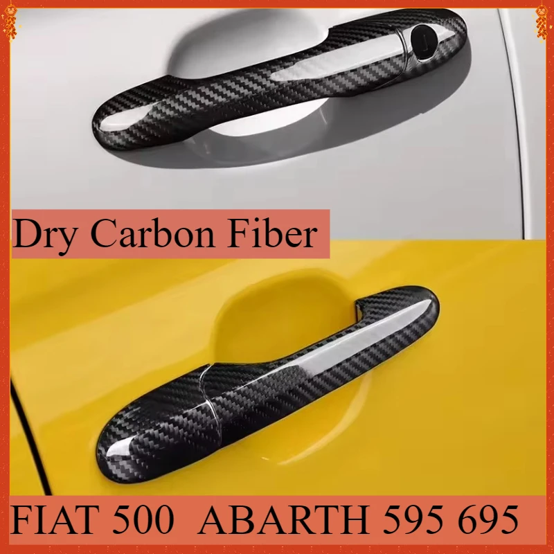 For Fiat 500 Abarth 595 595C 695 Real Dry Carbon Fiber Door Handle Cover 08-23 Exterior Styling Modification Body Kit Styling
For Fiat 500 Abarth 595 595C 695 Real Dry Carbon Fiber Door Handle Cover 08-23 Exterior Styling Modification Body Kit Styling