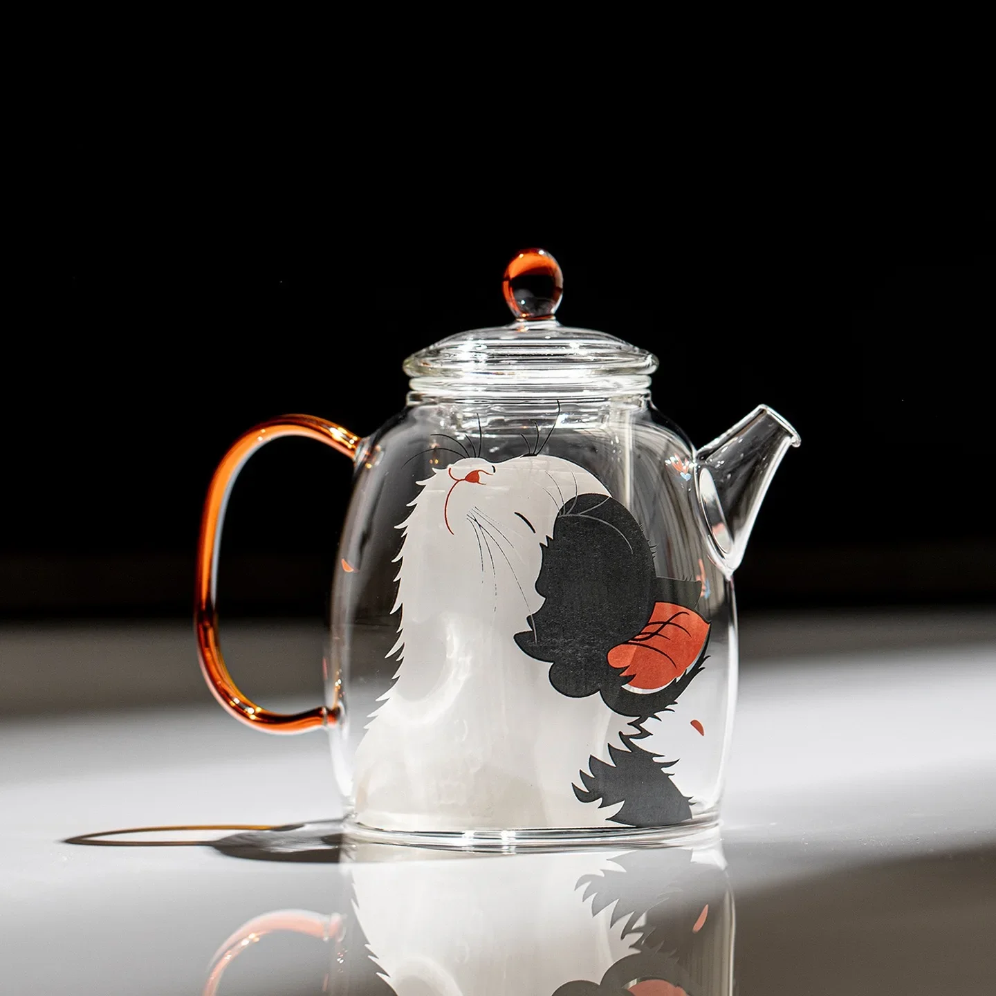 1PC Butterfly with Cat Fun Pot Glass High Value Hand-held Pot Heat-resistant and High Temperature-resistant Tea Bowl Warm Teapot
1PC Butterfly with Cat Fun Pot Glass High Value Hand-held Pot Heat-resistant and High Temperature-resistant Tea Bowl Warm Teapot