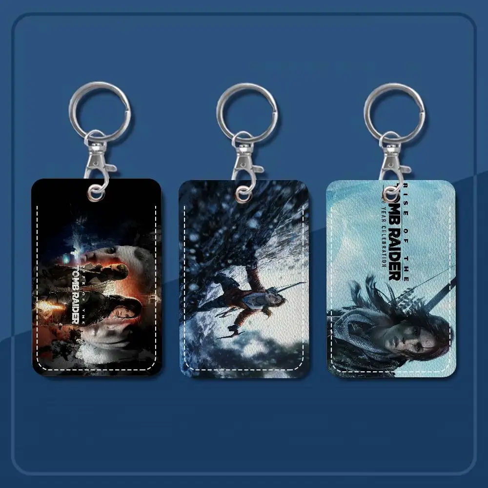 Lara Croft Tomb Raider 1Pc PU Leather Card Holder Keychain Key Ring Door Lock Access Tags ID Card Case Keychain Card
Lara Croft Tomb Raider 1Pc PU Leather Card Holder Keychain Key Ring Door Lock Access Tags ID Card Case Keychain Card