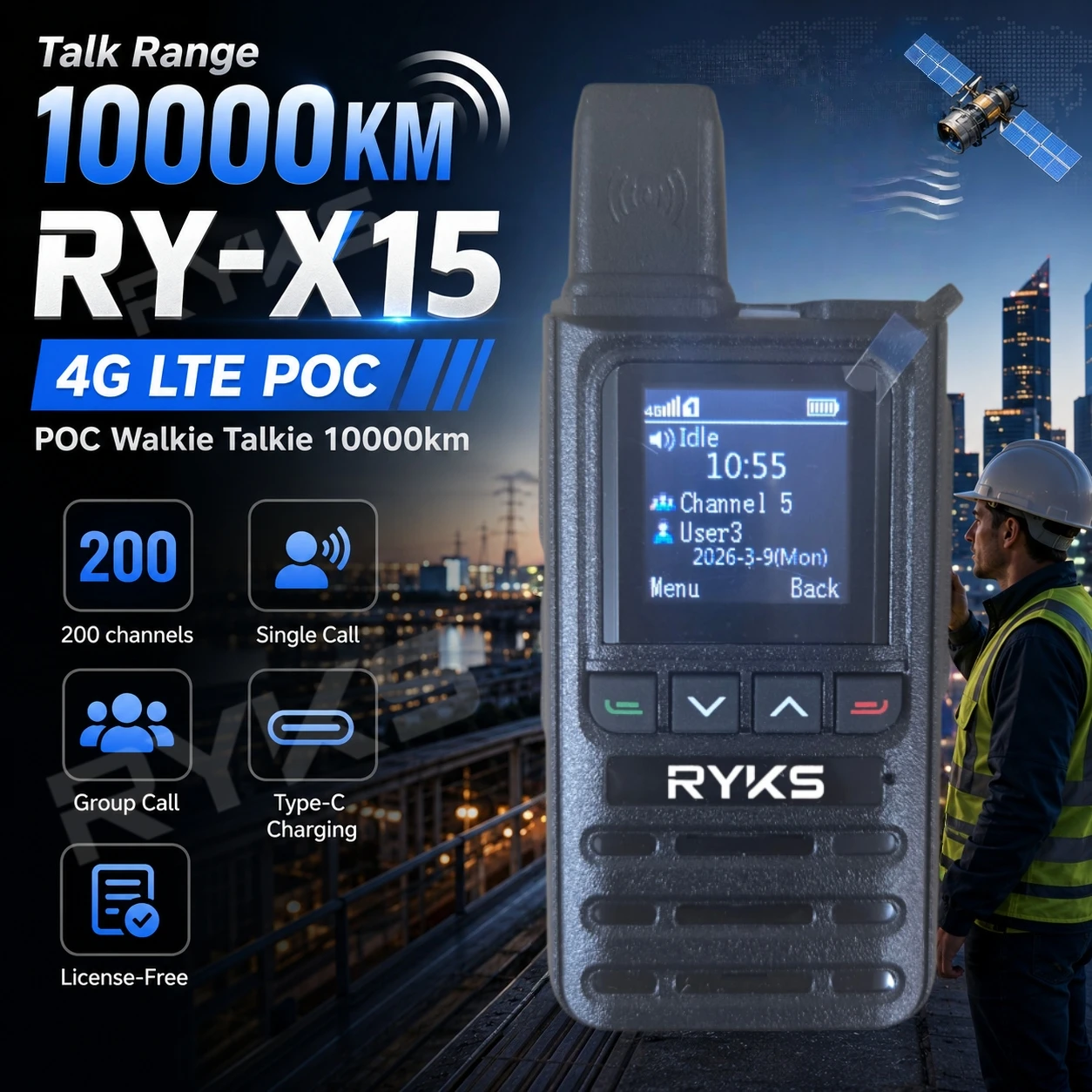4G Poc Network Radio Instant 200 Group Call 10000Km Two Way Radio Poc For Inspection Of Urban Public Infrastructure
4G Poc Network Radio Instant 200 Group Call 10000Km Two Way Radio Poc For Inspection Of Urban Public Infrastructure