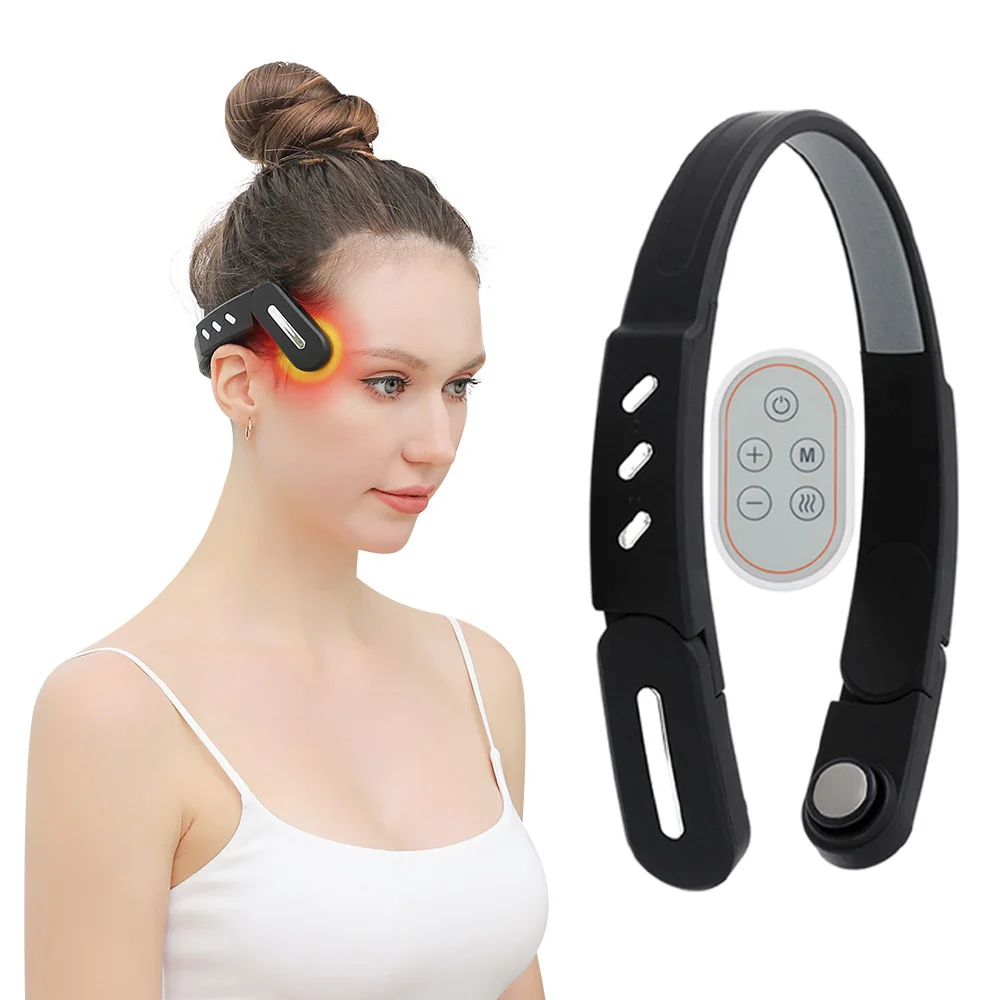 Head Temple Massager Sleep Massage Instrument EMS Micro-current Vibration Heating Headache Relief Therapy Improve Sleeping Home
Head Temple Massager Sleep Massage Instrument EMS Micro-current Vibration Heating Headache Relief Therapy Improve Sleeping Home