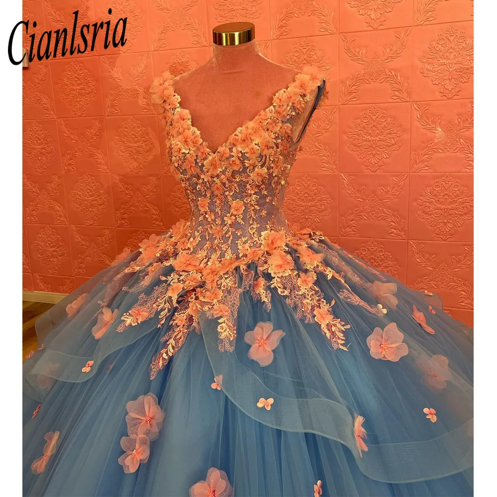 2023 небесно-голубое платье принцессы Quinceanera Розовое Кружевное корсет с аппликацией Бальное Платье милое 16 17 день рождения Vestidos De 15
2023 небесно-голубое платье принцессы Quinceanera Розовое Кружевное корсет с аппликацией Бальное Платье милое 16 17 день рождения Vestidos De 15