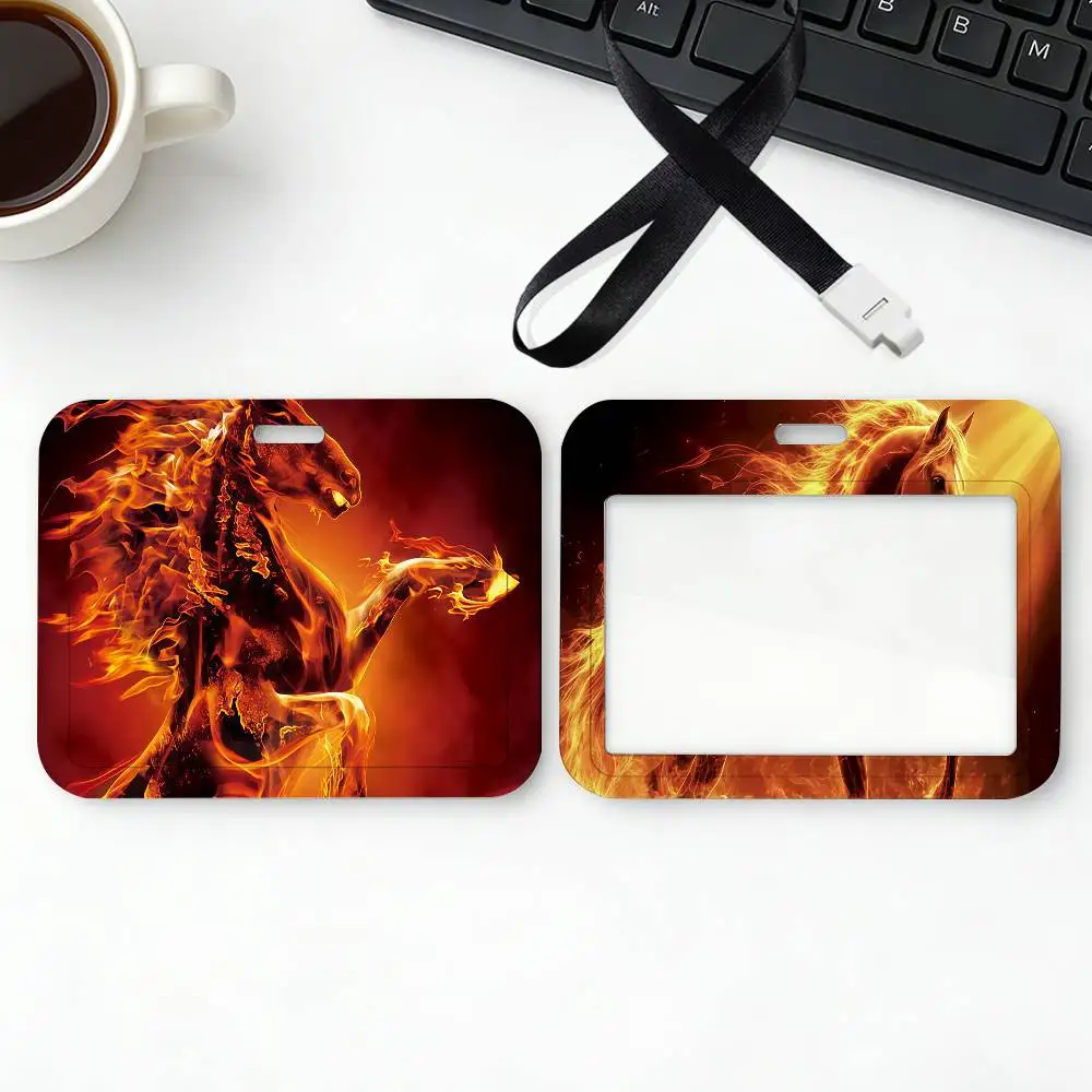 Fire Horse Card Holder Transportation Work Permit Cards ID Student Meal Cardcase
Fire Horse Card Holder Transportation Work Permit Cards ID Student Meal Cardcase