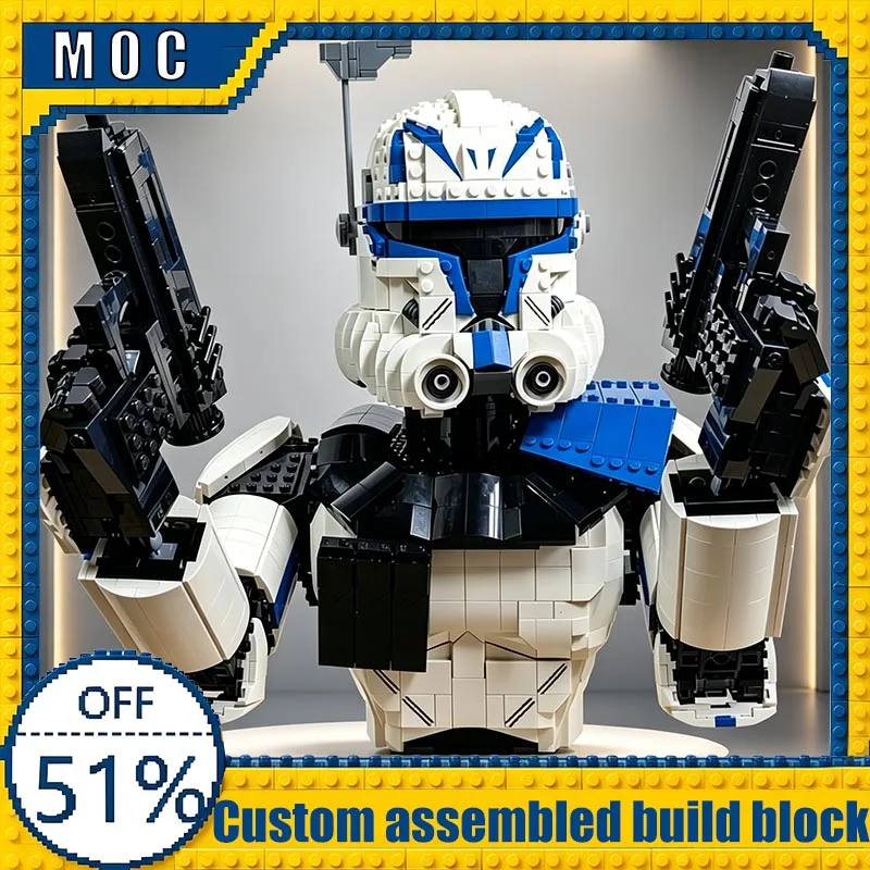 NEW 2938PCS Customize Set Captain Helmets War Series MOC Model Building Blocks Assembly Toy Educational Learning Birthday Gift
NEW 2938PCS Customize Set Captain Helmets War Series MOC Model Building Blocks Assembly Toy Educational Learning Birthday Gift