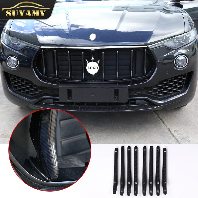 8Pcs Car Grille Trim Strip For Maserati Levante 2016 2017 2018 2019 2020 2021 ABS Carbon Fiber Auto Styling Accessories
8Pcs Car Grille Trim Strip For Maserati Levante 2016 2017 2018 2019 2020 2021 ABS Carbon Fiber Auto Styling Accessories