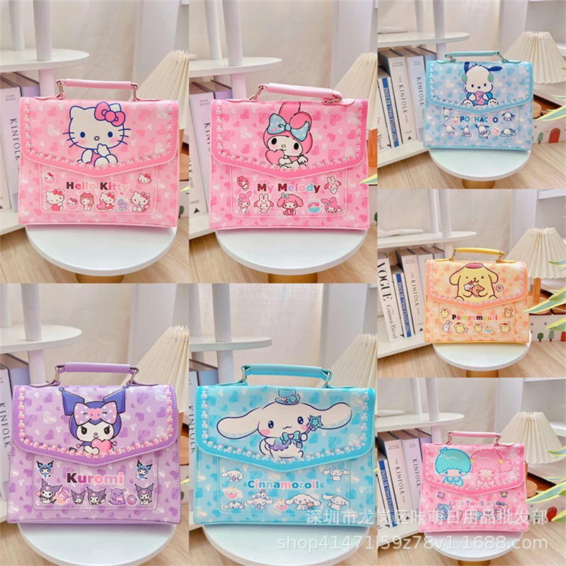 Sweet Kuromi Backpack Kawaii Sanrio Anime Hello Kitty My Melody Cinnamoroll Large Capacity Shoulder Bag Cartoon Cute Storage Bag
Sweet Kuromi Backpack Kawaii Sanrio Anime Hello Kitty My Melody Cinnamoroll Large Capacity Shoulder Bag Cartoon Cute Storage Bag