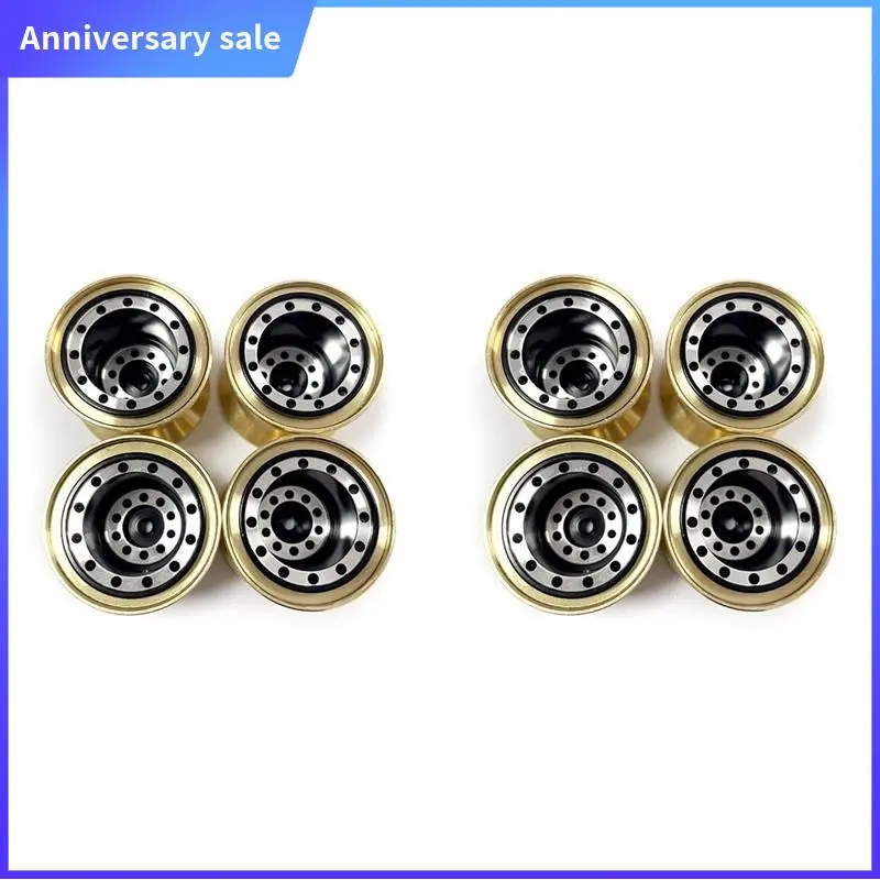 8Pcs Brass Clamp Ring Metal 1.0 Wheel Rim Wheel Hub For FMS FCX24 Max Smasher 1/24 RC Crawler Car Upgrade Parts,1
8Pcs Brass Clamp Ring Metal 1.0 Wheel Rim Wheel Hub For FMS FCX24 Max Smasher 1/24 RC Crawler Car Upgrade Parts,1