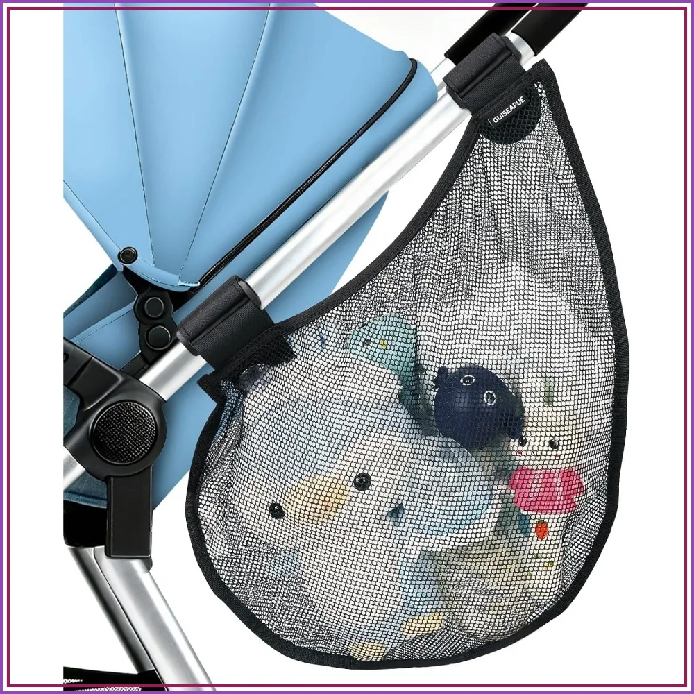 Universal Side Sling Stroller Cargo Net: Anti-Tip Travel Organizer for Baby Essentials, Fits Most Strollers
Universal Side Sling Stroller Cargo Net: Anti-Tip Travel Organizer for Baby Essentials, Fits Most Strollers