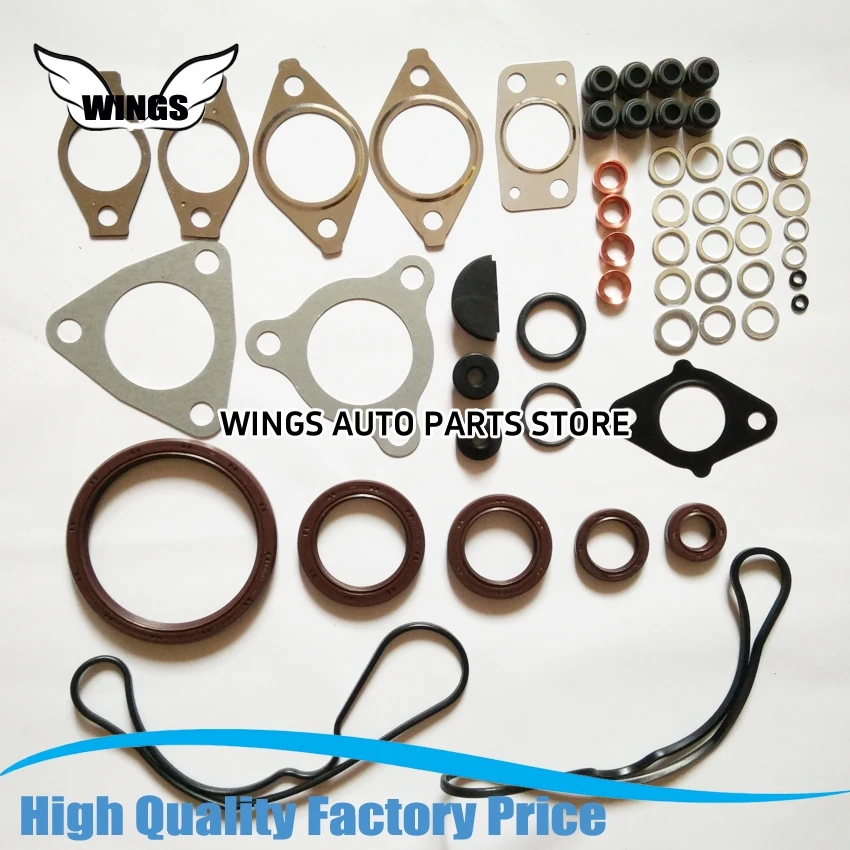 Engine parts overhaul gasket kit 8V 4D56 4D56T gasket kit full rebuilding kits MD972215 for Mitsubishi 2476cc 2.5D
Engine parts overhaul gasket kit 8V 4D56 4D56T gasket kit full rebuilding kits MD972215 for Mitsubishi 2476cc 2.5D