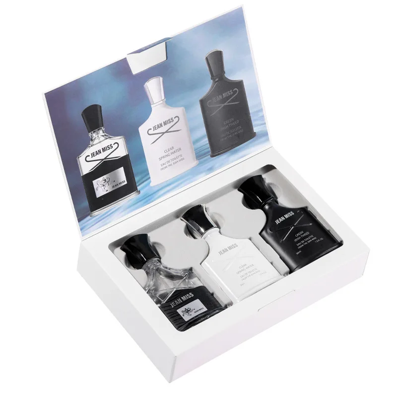 Perfume For Men Gift Box 3pcs Set Lasting Cologne Scent Fresh Natural JEAN MISS Brand Parfum Charming Man Perfumes Hombres
Perfume For Men Gift Box 3pcs Set Lasting Cologne Scent Fresh Natural JEAN MISS Brand Parfum Charming Man Perfumes Hombres