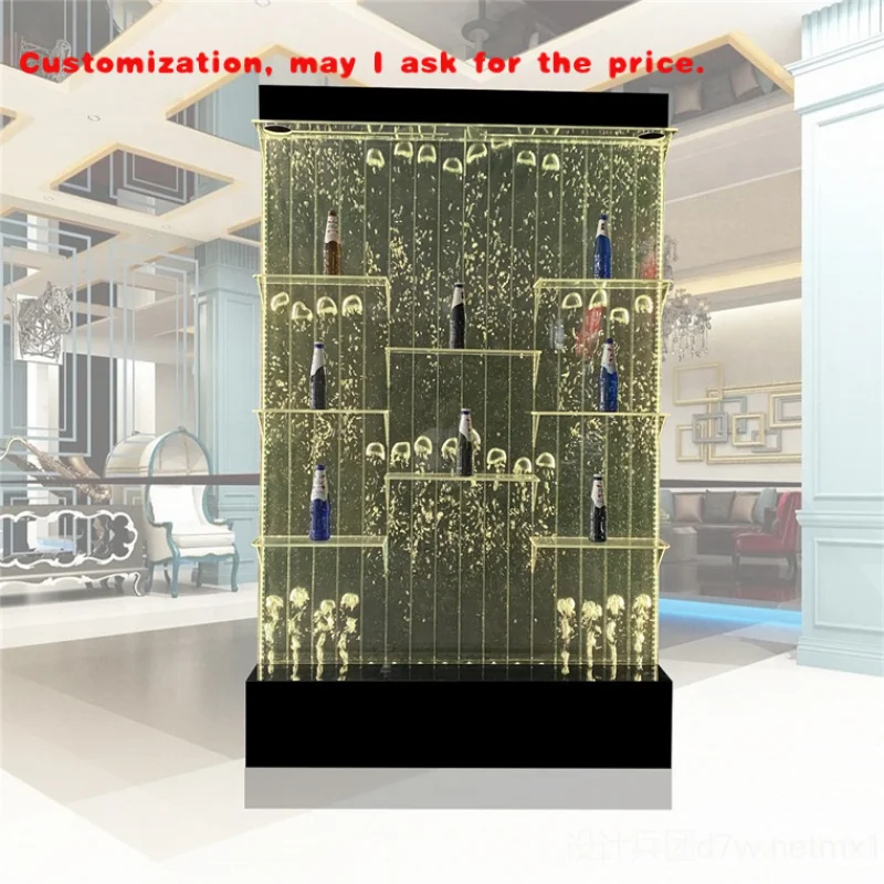 Декоративная пузырчатая полка на заказ, светодиодная полка для витрины бутылок алкоголя, современный винный шкаф по индивидуальному заказу
Декоративная пузырчатая полка на заказ, светодиодная полка для витрины бутылок алкоголя, современный винный шкаф по индивидуальному заказу