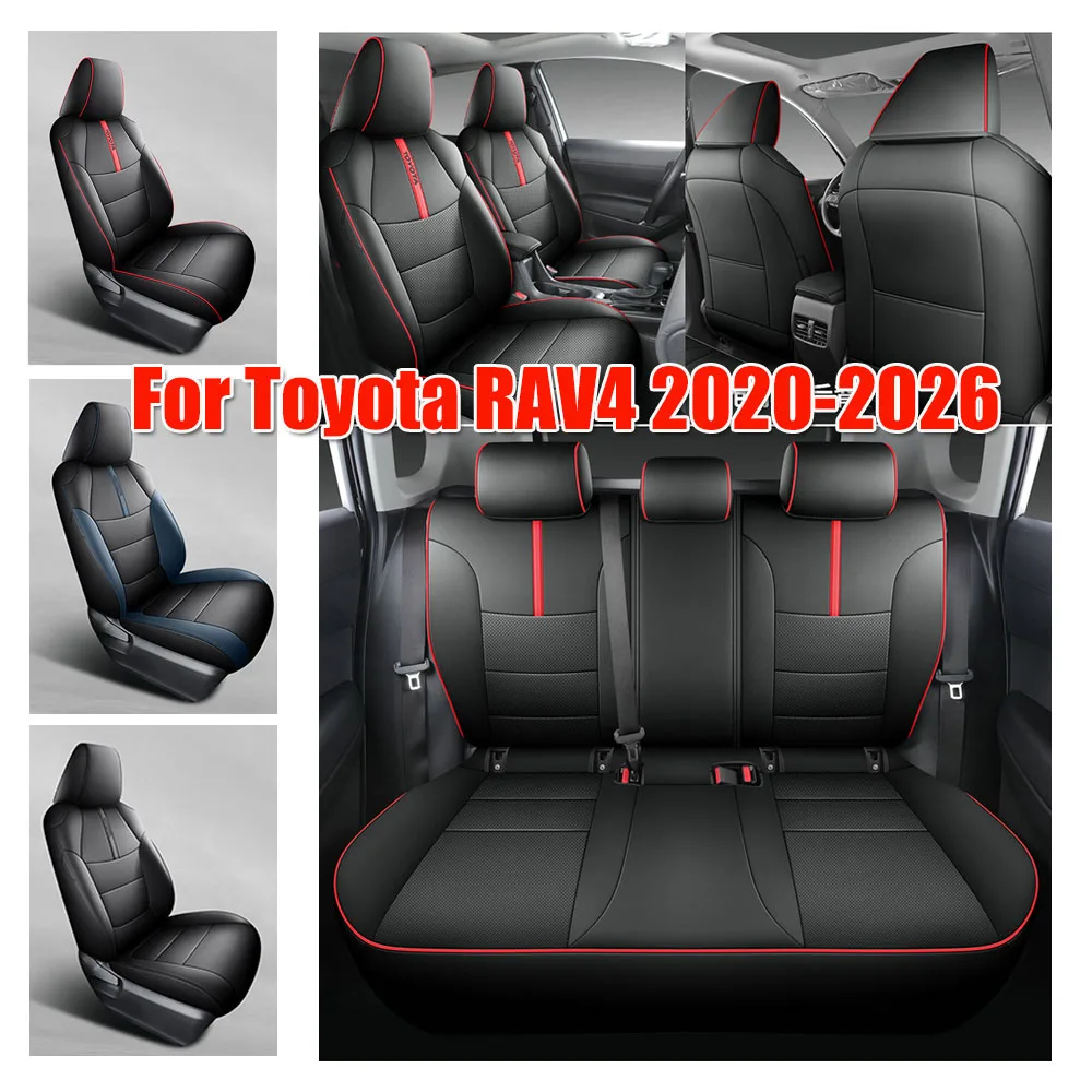 Seat Cover For Toyota RAV4 2026 2025 2024 - 2020, Nappa Leather Front Rear Car Seat Cushion Armrest Cover Interior Decoration
Seat Cover For Toyota RAV4 2026 2025 2024 - 2020, Nappa Leather Front Rear Car Seat Cushion Armrest Cover Interior Decoration