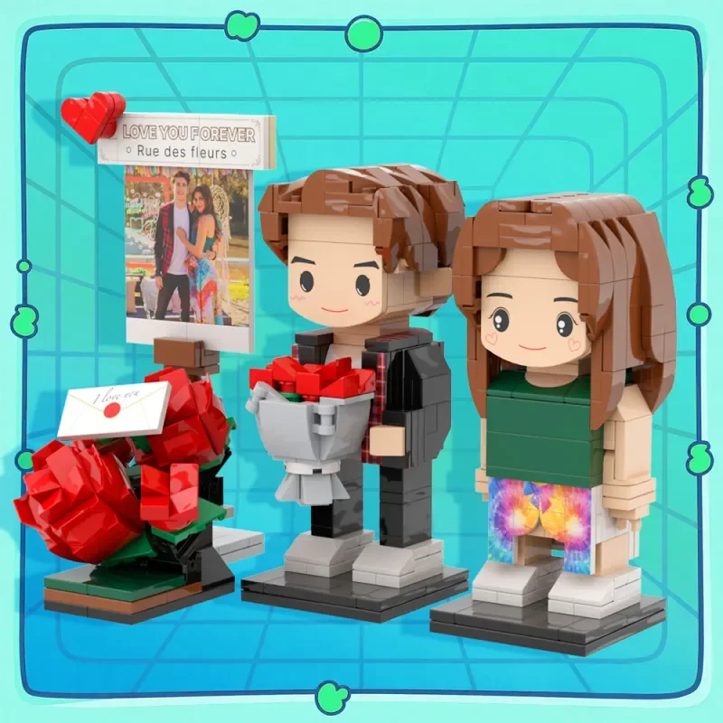 Персонализированные полностью тела, 2 человека, на заказ мои кирпичные фигурки на заказ, романтические розы, пейзаж, пара, подарок, персонаж, строительные блоки
Персонализированные полностью тела, 2 человека, на заказ мои кирпичные фигурки на заказ, романтические розы, пейзаж, пара, подарок, персонаж, строительные блоки