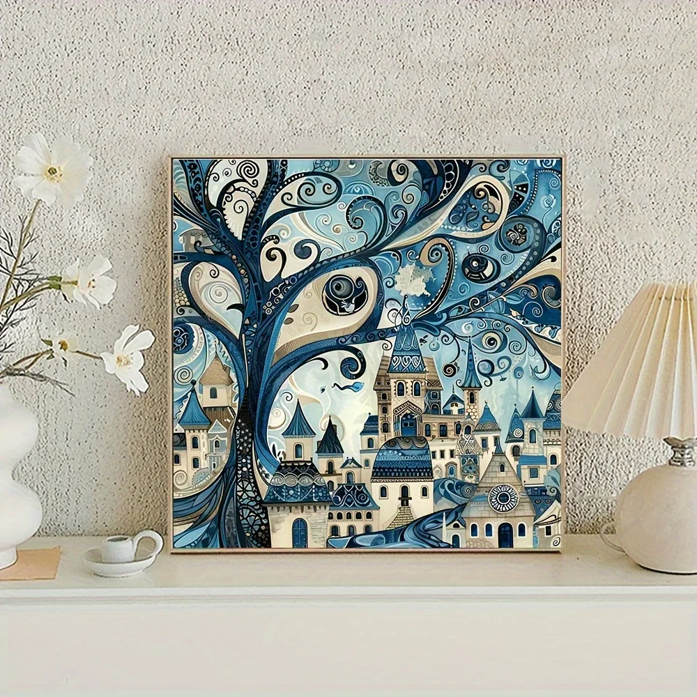 500/1024PCS Paper Jigsaw Puzzles Modern Style Blue House Tree Design Puzzle Modern Home Decor Gift
500/1024PCS Paper Jigsaw Puzzles Modern Style Blue House Tree Design Puzzle Modern Home Decor Gift