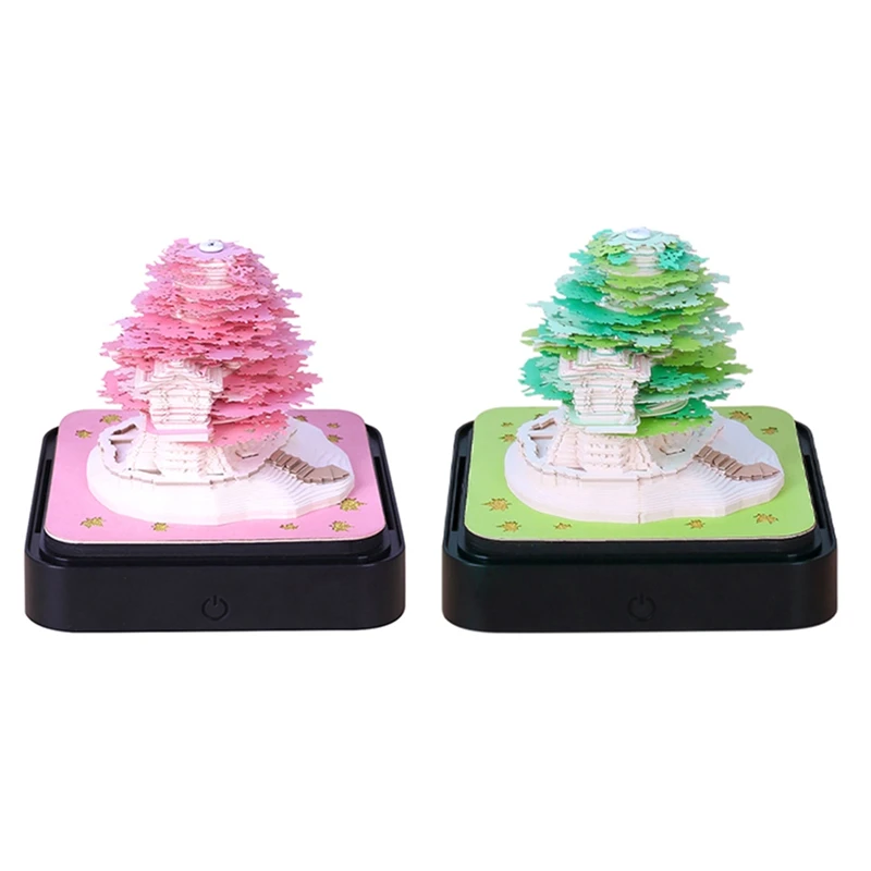 2024 Calendar Memo Pad, Desk Calendar With LED Lights 3D Notepad Paper Carving Gift Desktop Decoration For Office A Easy To Use
2024 Calendar Memo Pad, Desk Calendar With LED Lights 3D Notepad Paper Carving Gift Desktop Decoration For Office A Easy To Use