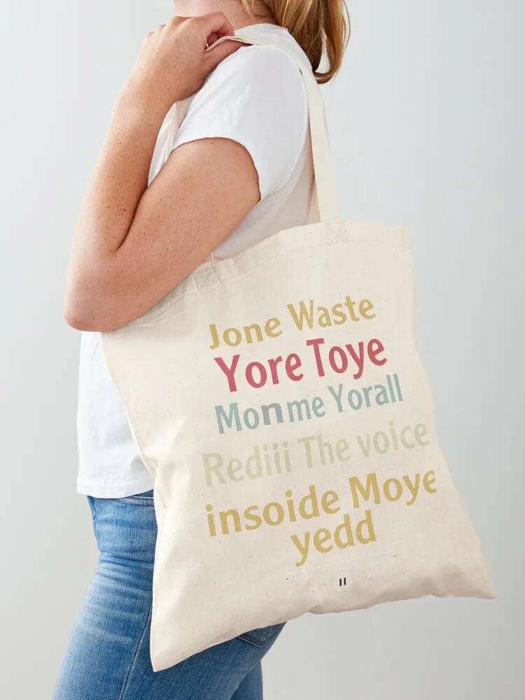 Jone waste yore toye monme yorall rediii Tote Bag hand bags university shopper bag eco pack Lady bag
Jone waste yore toye monme yorall rediii Tote Bag hand bags university shopper bag eco pack Lady bag