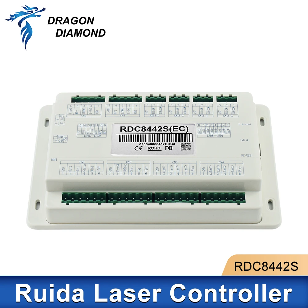 Standard Set Ruida RDC8442S CO2 Laser Controller for CO2 Laser Engraving Cutting Machine Upgrade RDC6442 RDC6442G
Standard Set Ruida RDC8442S CO2 Laser Controller for CO2 Laser Engraving Cutting Machine Upgrade RDC6442 RDC6442G
