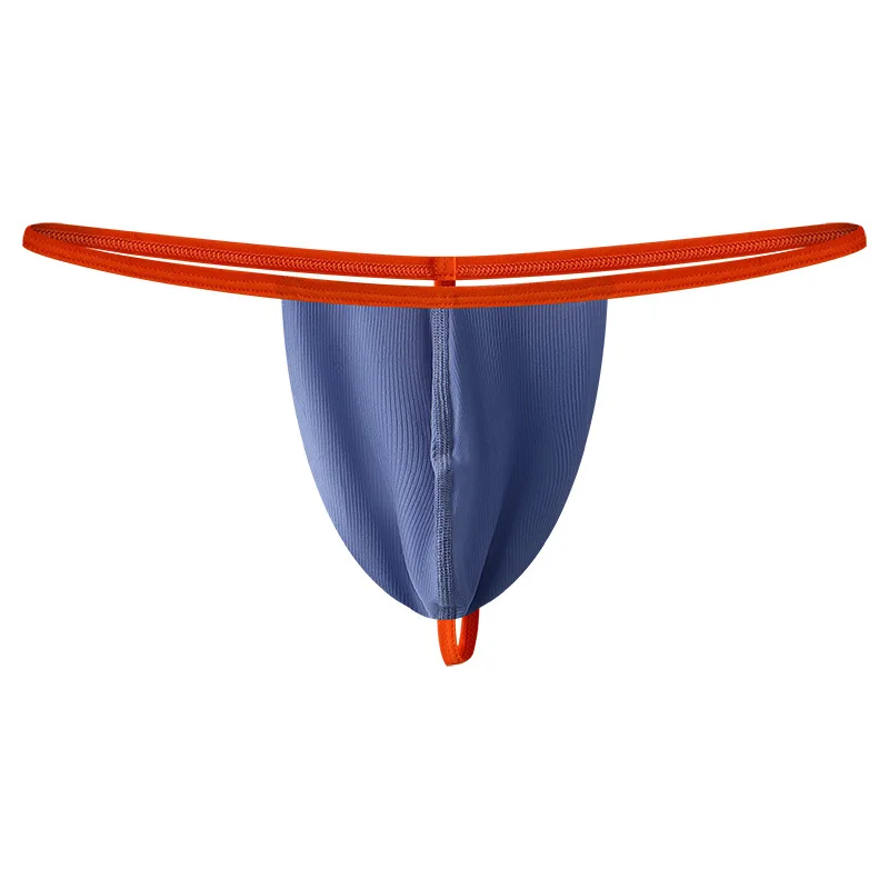 Men's triangular thong sexy ice silk leaking hip T-pants 3D three-dimensional convex bag youth short pants
Men's triangular thong sexy ice silk leaking hip T-pants 3D three-dimensional convex bag youth short pants