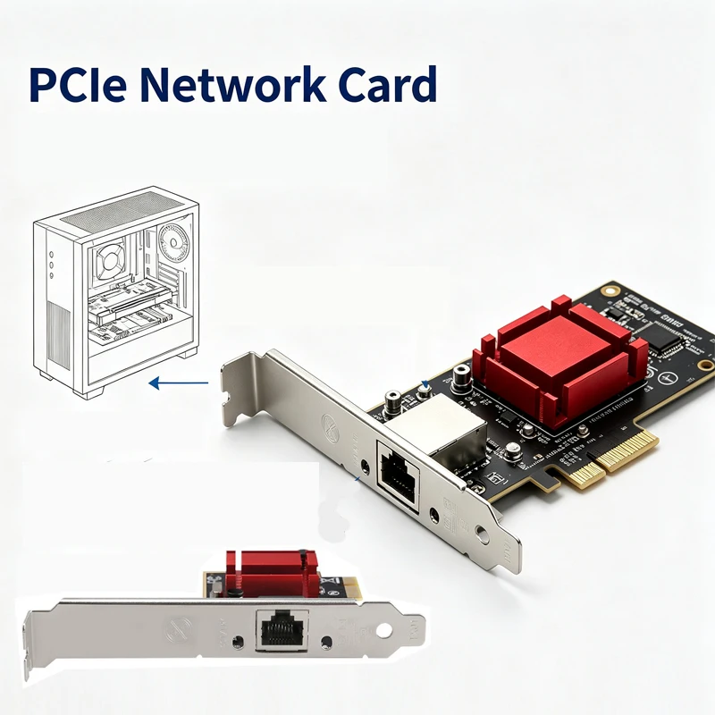 RJ-45 LAN Adapter Fast Ethernet Game PCIE Card Lan Card for Desktop network adapter Gigabit PCI-E Network Card PCIE to Ethernet
RJ-45 LAN Adapter Fast Ethernet Game PCIE Card Lan Card for Desktop network adapter Gigabit PCI-E Network Card PCIE to Ethernet