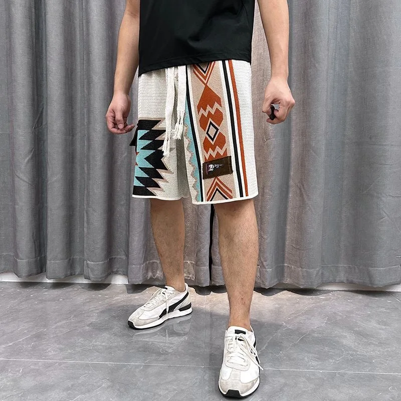 Male Summer New Bohemian Style Shorts Men's Beach Pants Breathable Ethnic Pattern Casual Knit Tropical Holiday Daily Shorts
Male Summer New Bohemian Style Shorts Men's Beach Pants Breathable Ethnic Pattern Casual Knit Tropical Holiday Daily Shorts