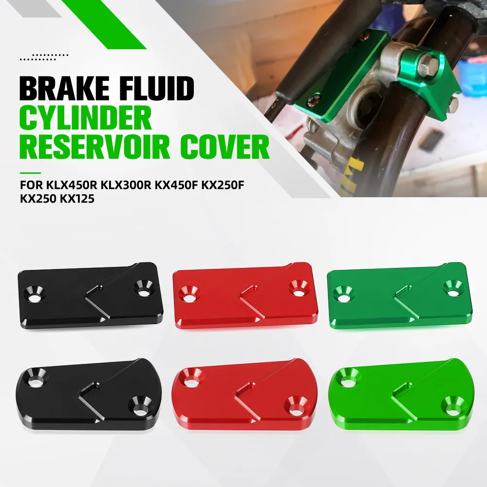 Rear Front Motorcycle Accessories CNC Brake Clutch Fluid Reservoir Cap For KAWASAKI KLX450R KLX300R KX450F KX250F KX250 KX125
Rear Front Motorcycle Accessories CNC Brake Clutch Fluid Reservoir Cap For KAWASAKI KLX450R KLX300R KX450F KX250F KX250 KX125