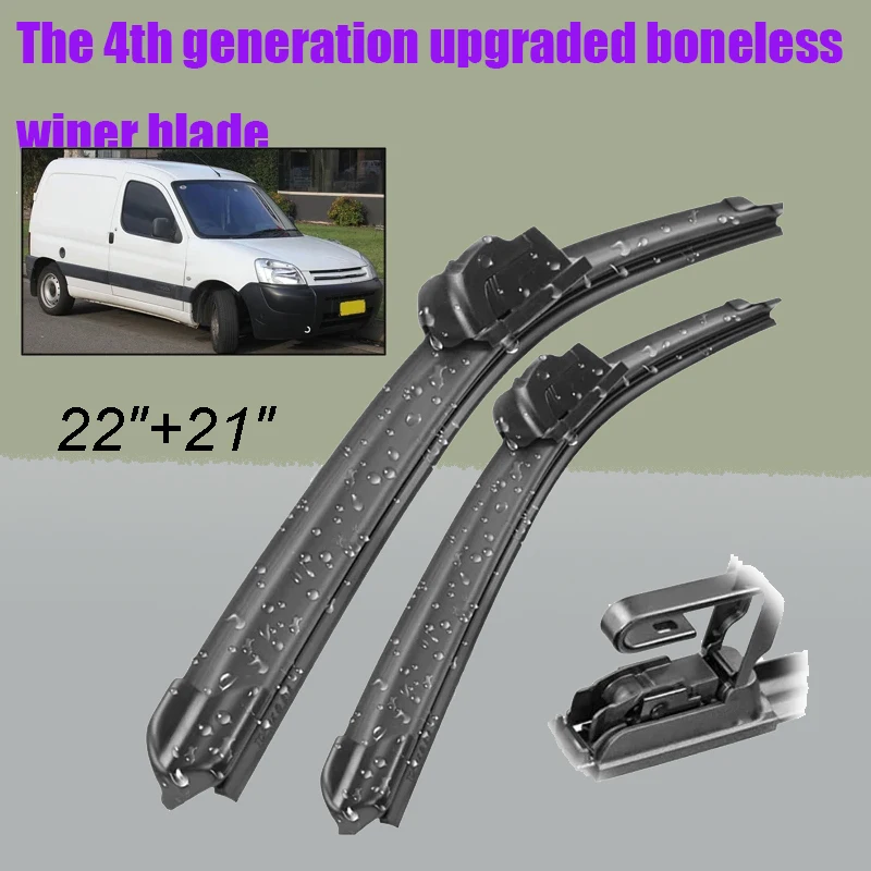 Wiper Front Wiper Blades For Citroen Berlingo MK1 1996 - 2007 Windshield Windscreen Window Car Rain Brushes 22"+21"
Wiper Front Wiper Blades For Citroen Berlingo MK1 1996 - 2007 Windshield Windscreen Window Car Rain Brushes 22"+21"