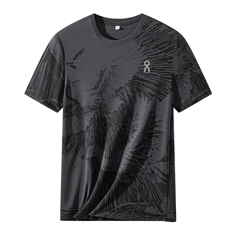 Мужская футболка для активного отдыха, спорта, бега, альпинизма, быстросохнущая, дышащая, тонкая модель.
Мужская футболка для активного отдыха, спорта, бега, альпинизма, быстросохнущая, дышащая, тонкая модель.