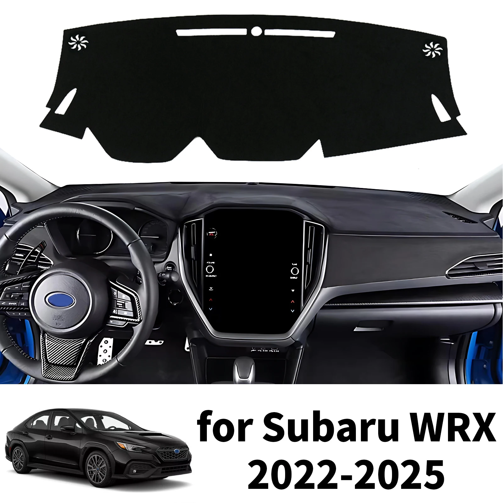 Чехол на приборную панель автомобиля для Subaru WRX 2022-2025, аксессуары, коврик для приборной панели, противоскользящий солнцезащитный ковер, защитный коврик 
Чехол на приборную панель автомобиля для Subaru WRX 2022-2025, аксессуары, коврик для приборной панели, противоскользящий солнцезащитный ковер, защитный коврик