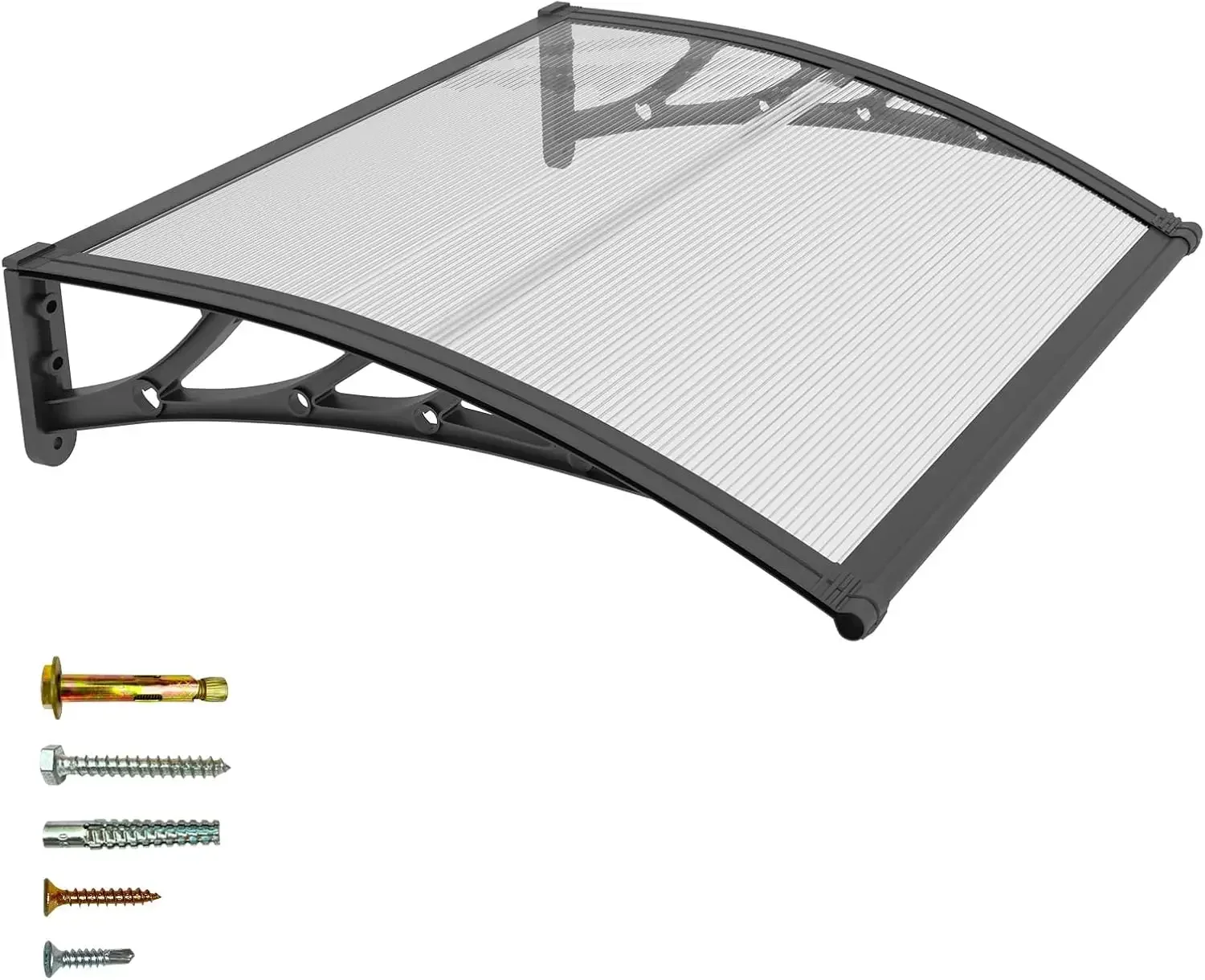 40x48 Inch Window Door Awning Exterior,Polycarbonate Outdoor Overhang Canopy Shelter,UPF 50+ UV Rain Snow Sun Protection,Spliced
40x48 Inch Window Door Awning Exterior,Polycarbonate Outdoor Overhang Canopy Shelter,UPF 50+ UV Rain Snow Sun Protection,Spliced