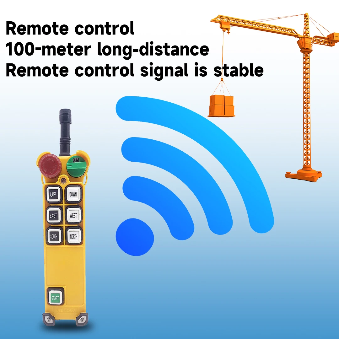 F24-6S пульт дистанционного управления краном Беспроводной пульт дистанционного управления подъемником Промышленное радио дистанционное управление IP65 Всепогодный
F24-6S пульт дистанционного управления краном Беспроводной пульт дистанционного управления подъемником Промышленное радио дистанционное управление IP65 Всепогодный
