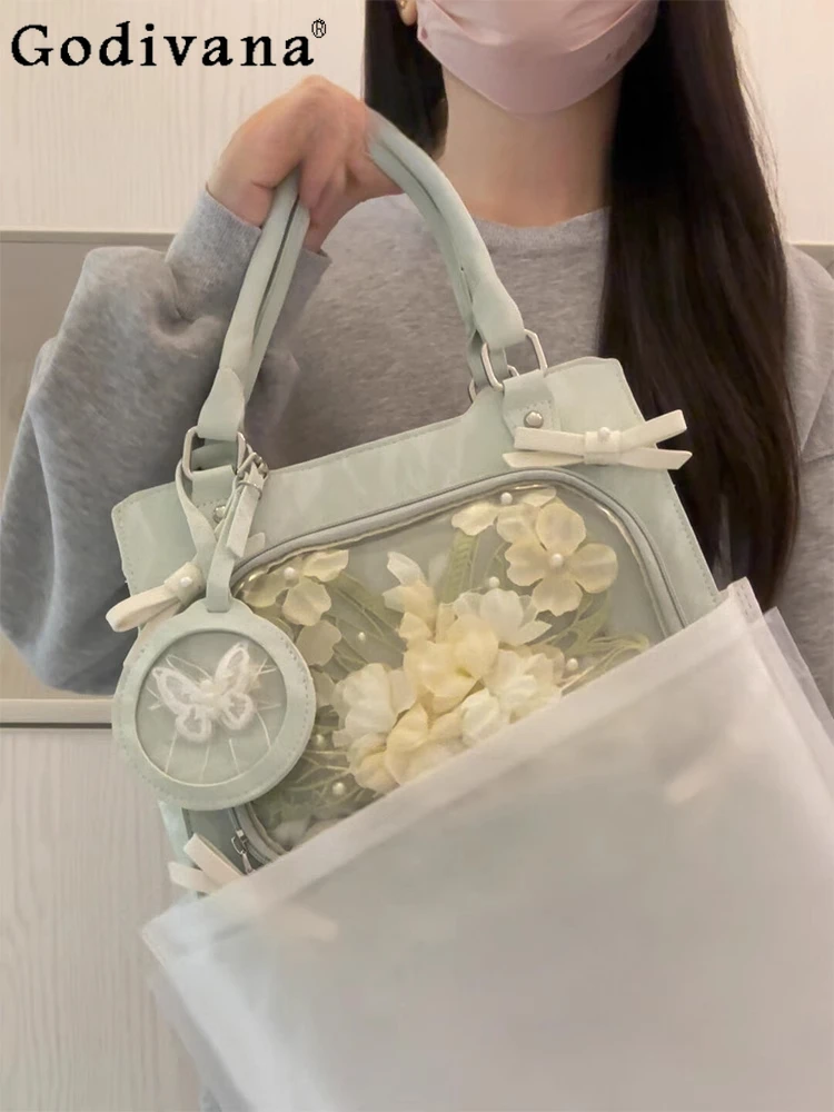 Original Two-dimensional Bow Girl Bag Small Capacity Bar Pain Bag Large Capacity Cartoon Gradual Change Color Shoulder Bags
Original Two-dimensional Bow Girl Bag Small Capacity Bar Pain Bag Large Capacity Cartoon Gradual Change Color Shoulder Bags