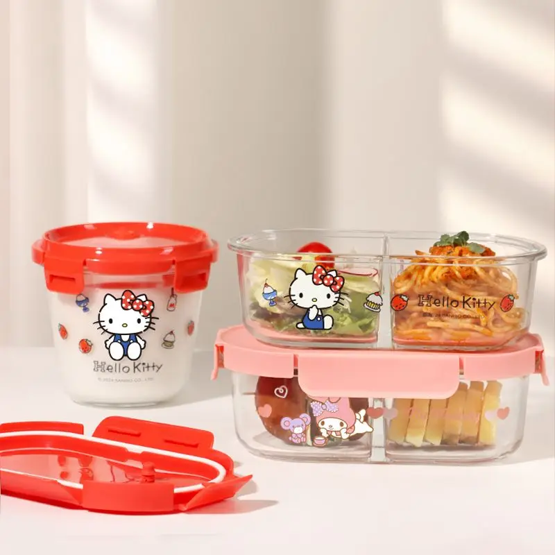 Anime Sanrio Hello KItty Glass Lunch Box Heating Separate Bowls with Lid Seal Keep Fresh Bento Soup Bowl Cartoon Kawaii 2026 New
Anime Sanrio Hello KItty Glass Lunch Box Heating Separate Bowls with Lid Seal Keep Fresh Bento Soup Bowl Cartoon Kawaii 2026 New