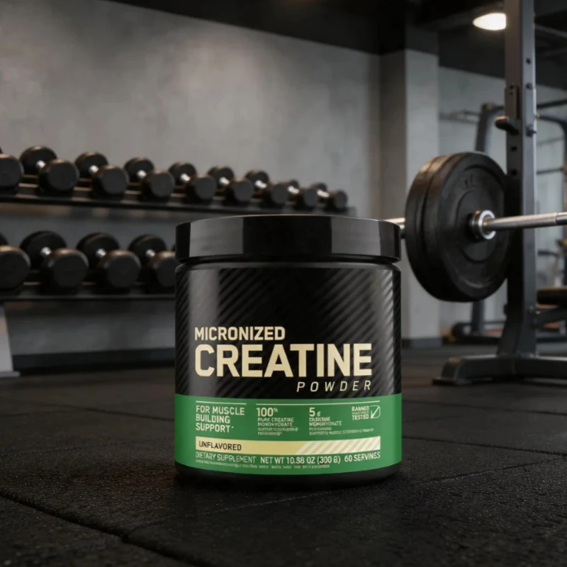 Micronized Creatine Monohydrate Powder Unflavored 300g (60 Servings) Muscle Support Recovery Dietary Supplement
Micronized Creatine Monohydrate Powder Unflavored 300g (60 Servings) Muscle Support Recovery Dietary Supplement