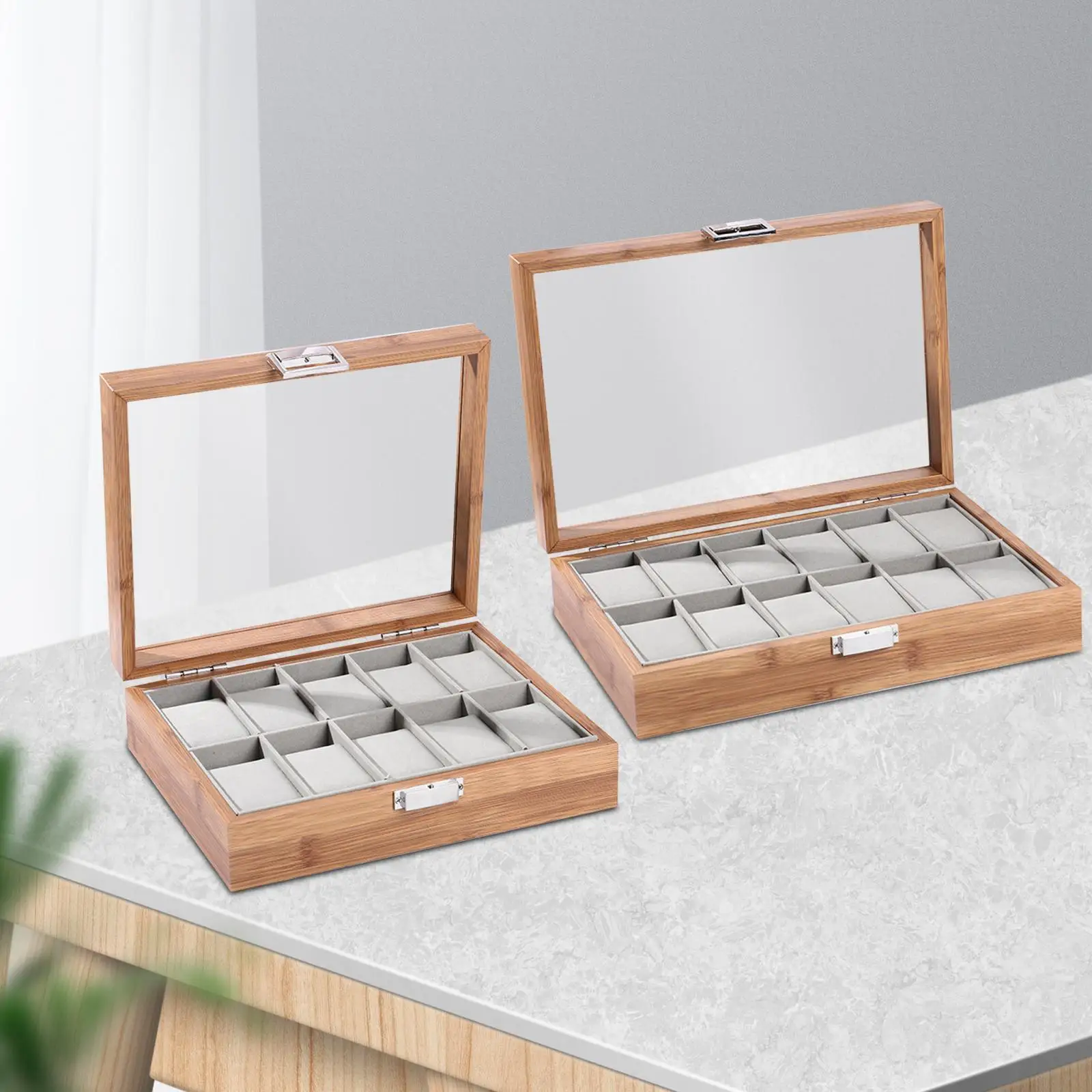 Wood Watch Boxes Watch Storage Case Large Display Holder for Watches Bangles Removable Pillow Display Organizer for Men Women
Wood Watch Boxes Watch Storage Case Large Display Holder for Watches Bangles Removable Pillow Display Organizer for Men Women