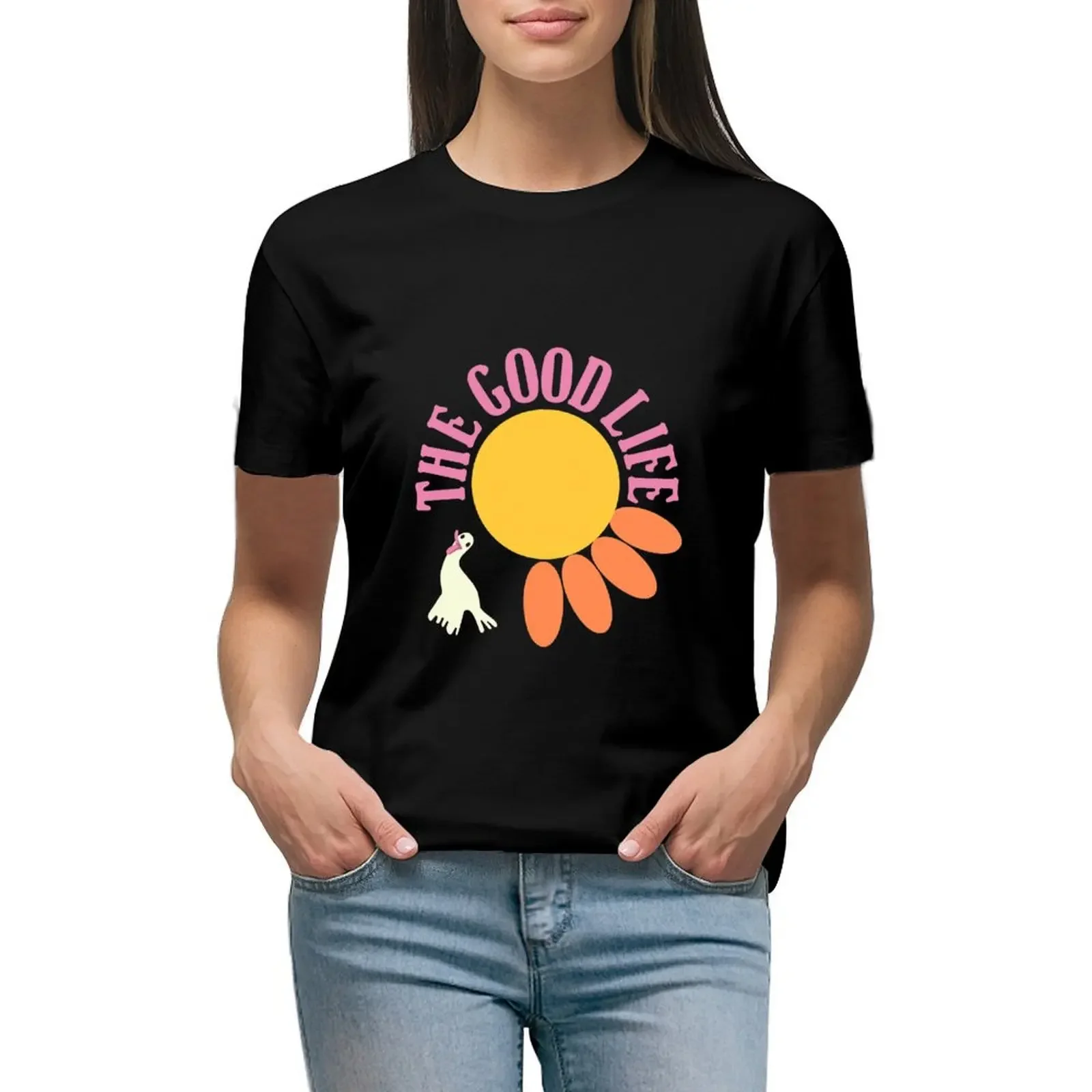 The Good Life T-Shirt tops blanks korean fashion workout shirts for Women loose fit
The Good Life T-Shirt tops blanks korean fashion workout shirts for Women loose fit