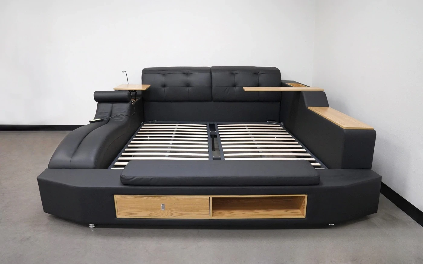 Massage tatami leather bed cowhide double 1.8 meters multi-functional modern simple master bedroom wedding bed
Massage tatami leather bed cowhide double 1.8 meters multi-functional modern simple master bedroom wedding bed