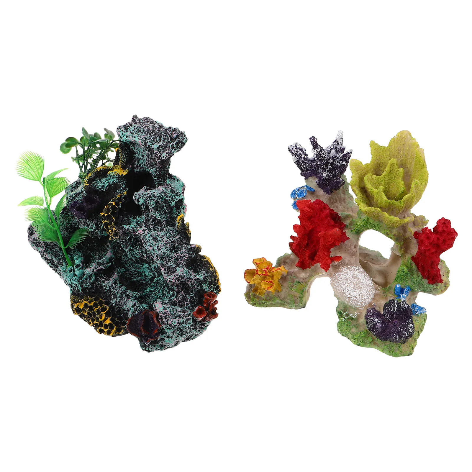 2 Pcs Decor Aquarium Colorful Coral Reef Mountain Decorations Artificial Ornaments Statue
2 Pcs Decor Aquarium Colorful Coral Reef Mountain Decorations Artificial Ornaments Statue