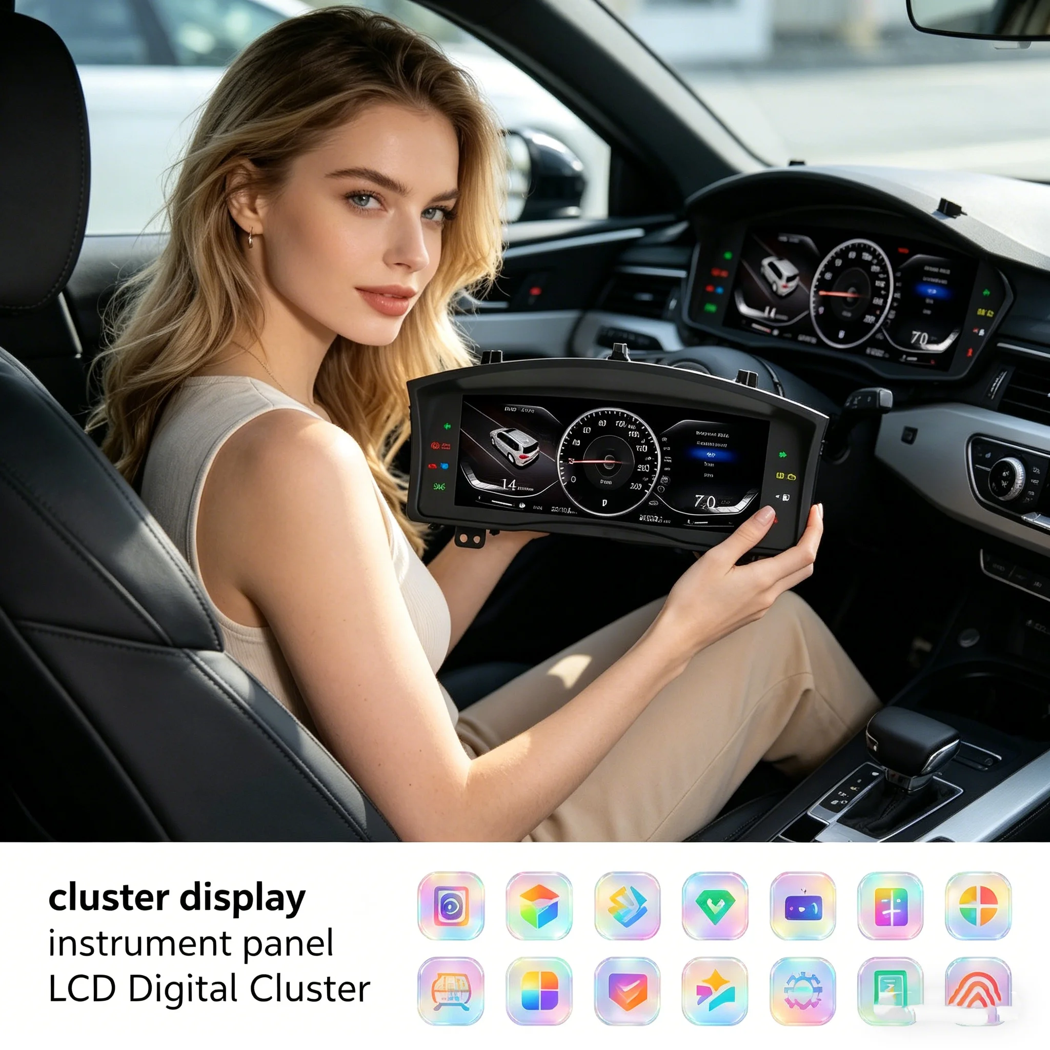 LCD Virtual Cluster For Lexus LX570 2007 2008 2009 2010 2011 2012 2013 2014 2015 ~2021 Dashboard Panel Car Speedometer Head unit
LCD Virtual Cluster For Lexus LX570 2007 2008 2009 2010 2011 2012 2013 2014 2015 ~2021 Dashboard Panel Car Speedometer Head unit