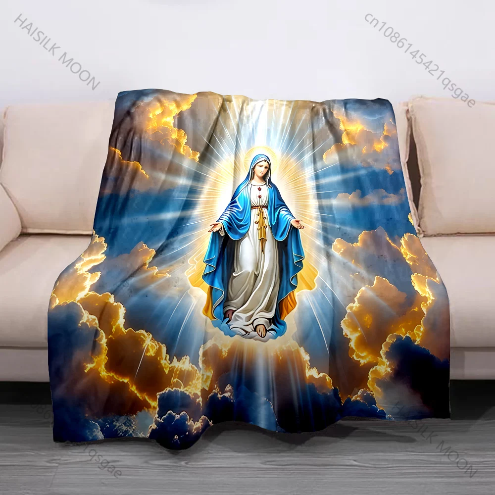 1PC Radiant Virgin Mary Print Believer Pray blanket Warm soft flannel material suitable for all seasons luxurious gift
1PC Radiant Virgin Mary Print Believer Pray blanket Warm soft flannel material suitable for all seasons luxurious gift
