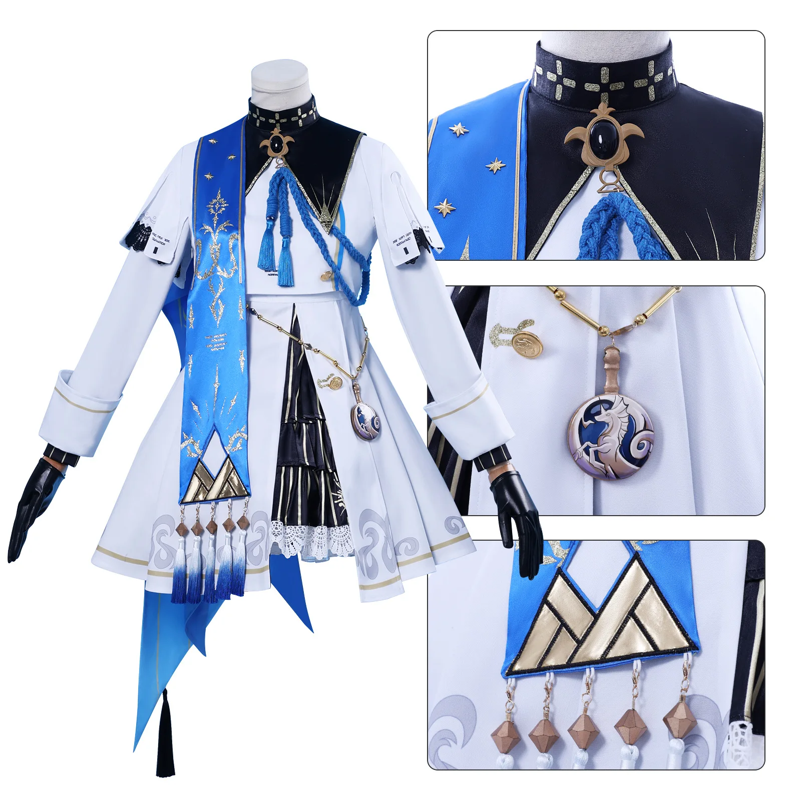 1-Pc Uniform Anime Cosplay Set - for Comic Con, Festivals, Theme Parties, Stage Performances & Carnivals,Phoebe
1-Pc Uniform Anime Cosplay Set - for Comic Con, Festivals, Theme Parties, Stage Performances & Carnivals,Phoebe