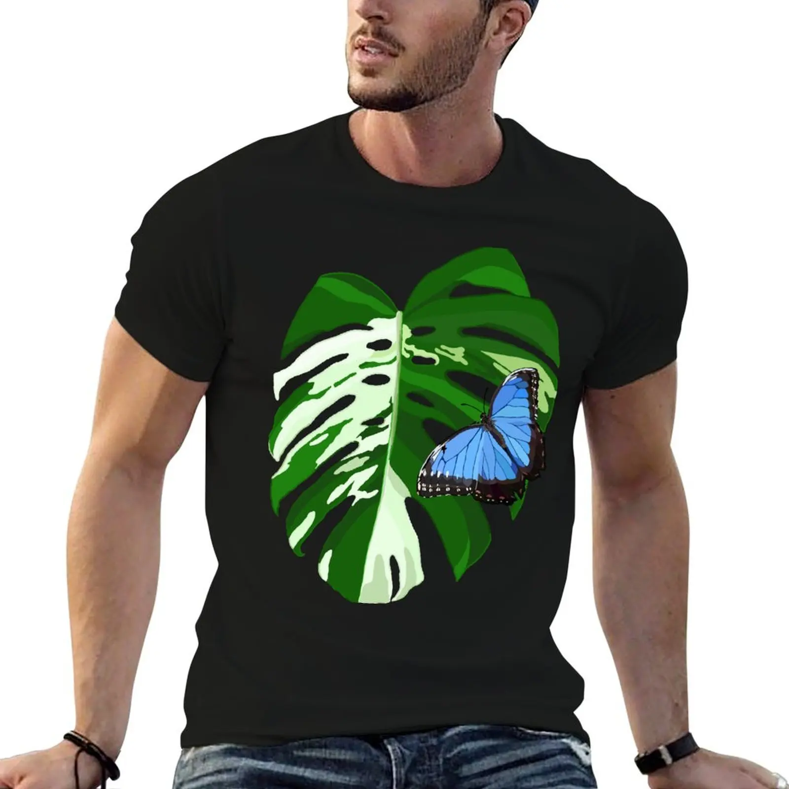 t Butterfly t Monstera shirts a T-Shirt luxury shirt Morpho man Albo man Blue graphic on Leaf
t Butterfly t Monstera shirts a T-Shirt luxury shirt Morpho man Albo man Blue graphic on Leaf