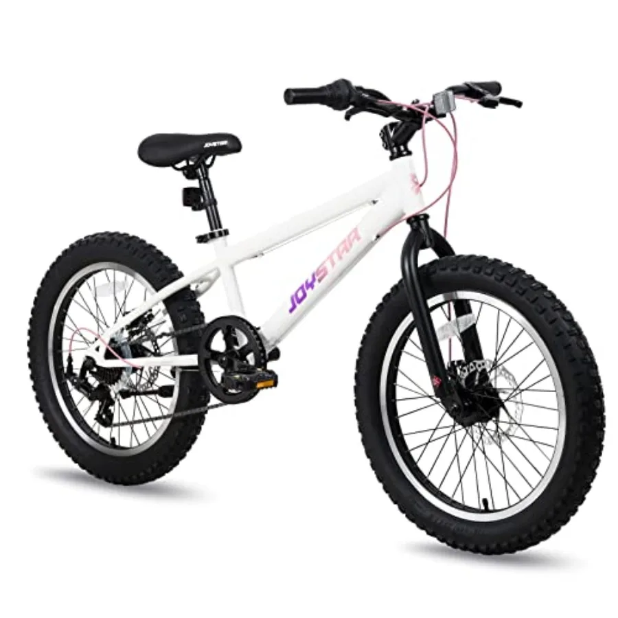 20-дюймовый горный велосипед для мальчиков и девочек 7-12 лет, Shimano 7-скоростной, с двойными дисковыми тормозами, с широкими шинами, белый
20-дюймовый горный велосипед для мальчиков и девочек 7-12 лет, Shimano 7-скоростной, с двойными дисковыми тормозами, с широкими шинами, белый