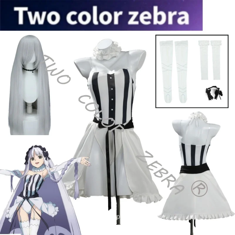 Anime Character Francesca Prelati Cosplay Striped Dress Costume Cute Maid Outfit for Halloween Parties & Role Play Nights
Anime Character Francesca Prelati Cosplay Striped Dress Costume Cute Maid Outfit for Halloween Parties & Role Play Nights
