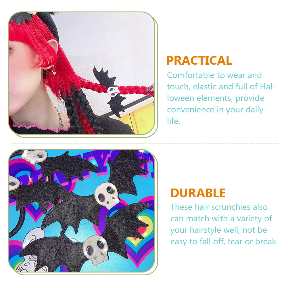 4pcs Skull Hairb s Girls Comfortable Elastic Halloween Scrunchies Rope Gifts Durability Premium Material Flexible Gentle
4pcs Skull Hairb s Girls Comfortable Elastic Halloween Scrunchies Rope Gifts Durability Premium Material Flexible Gentle