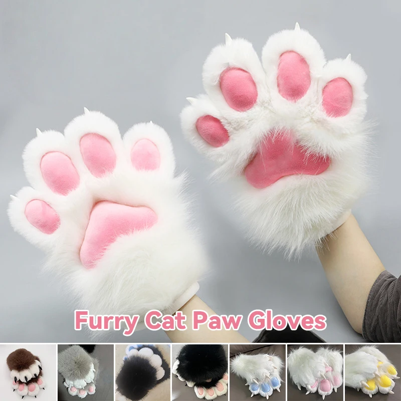 Kawaii Cartoon Gloves Cosplay Mittens Halloween Accessories Furry Fursuit Plush Cat Paw Gloves Squeaky Kig Warm Cosplay Props
Kawaii Cartoon Gloves Cosplay Mittens Halloween Accessories Furry Fursuit Plush Cat Paw Gloves Squeaky Kig Warm Cosplay Props