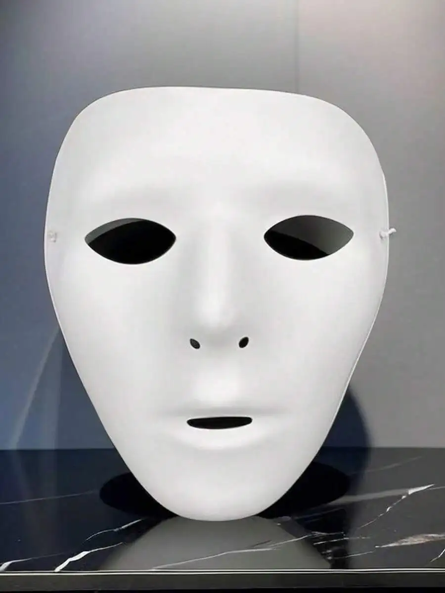 White Full Face Party Mask For Halloween Cosplay Masquerade Photo Prop
White Full Face Party Mask For Halloween Cosplay Masquerade Photo Prop