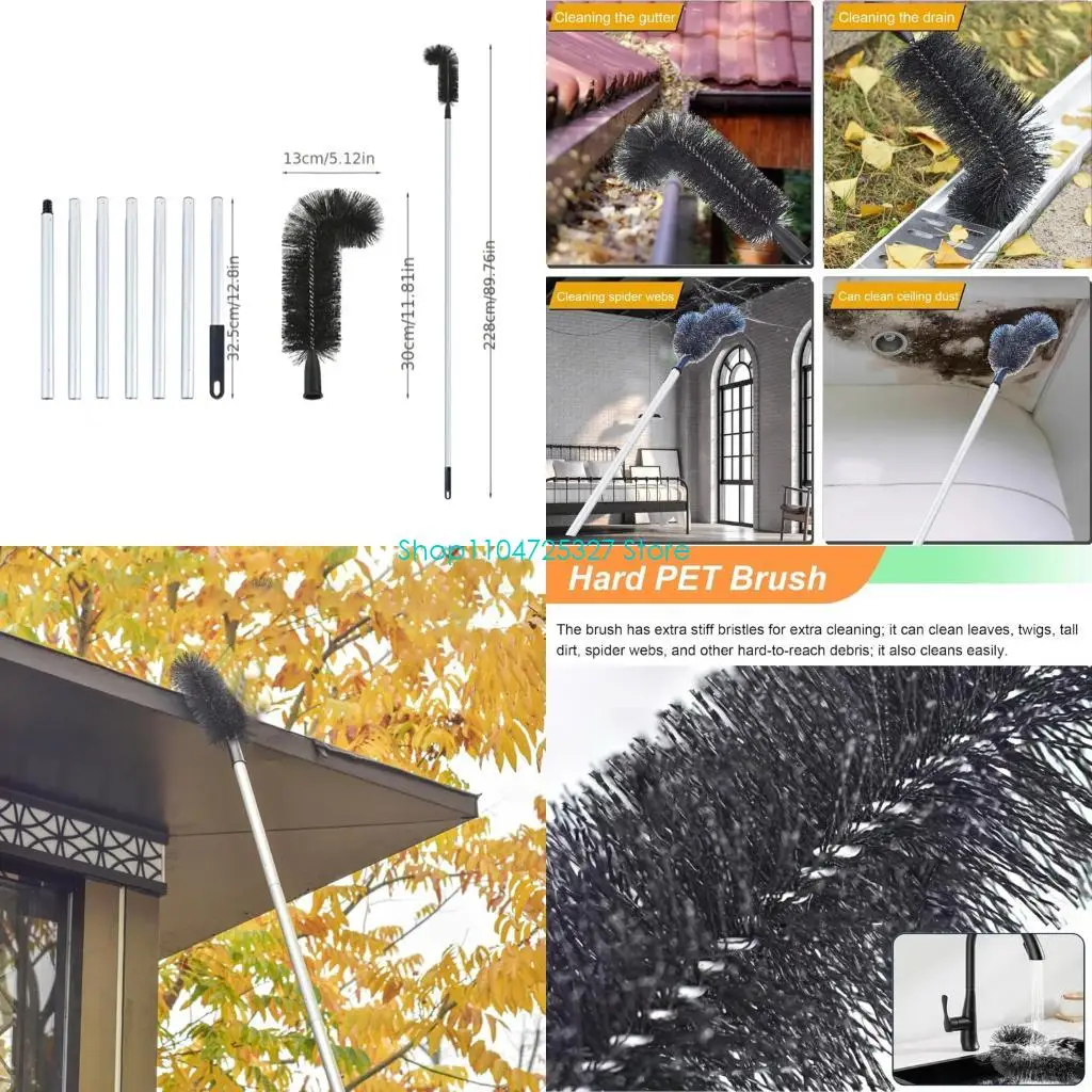 D8KF 7 Секция расширяемой инструмент для очистки желоба с телескопической ручкой для стоков на крыше и удаления мусора.
D8KF 7 Секция расширяемой инструмент для очистки желоба с телескопической ручкой для стоков на крыше и удаления мусора.