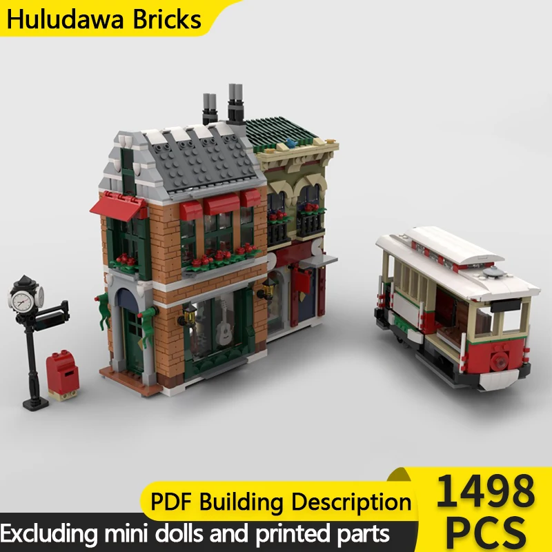 Модель City Street View MOC, строительные кирпичи, праздничный уличный уголок, модульная технология, детские праздничные подарки, сборные игрушки, костюм
Модель City Street View MOC, строительные кирпичи, праздничный уличный уголок, модульная технология, детские праздничные подарки, сборные игрушки, костюм