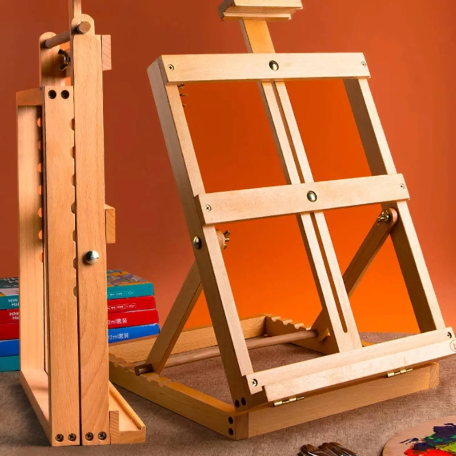 Foldable Table Easel Beech Wood Desktop Sketching Easel Wooden Drafting Board for Beginners
Foldable Table Easel Beech Wood Desktop Sketching Easel Wooden Drafting Board for Beginners