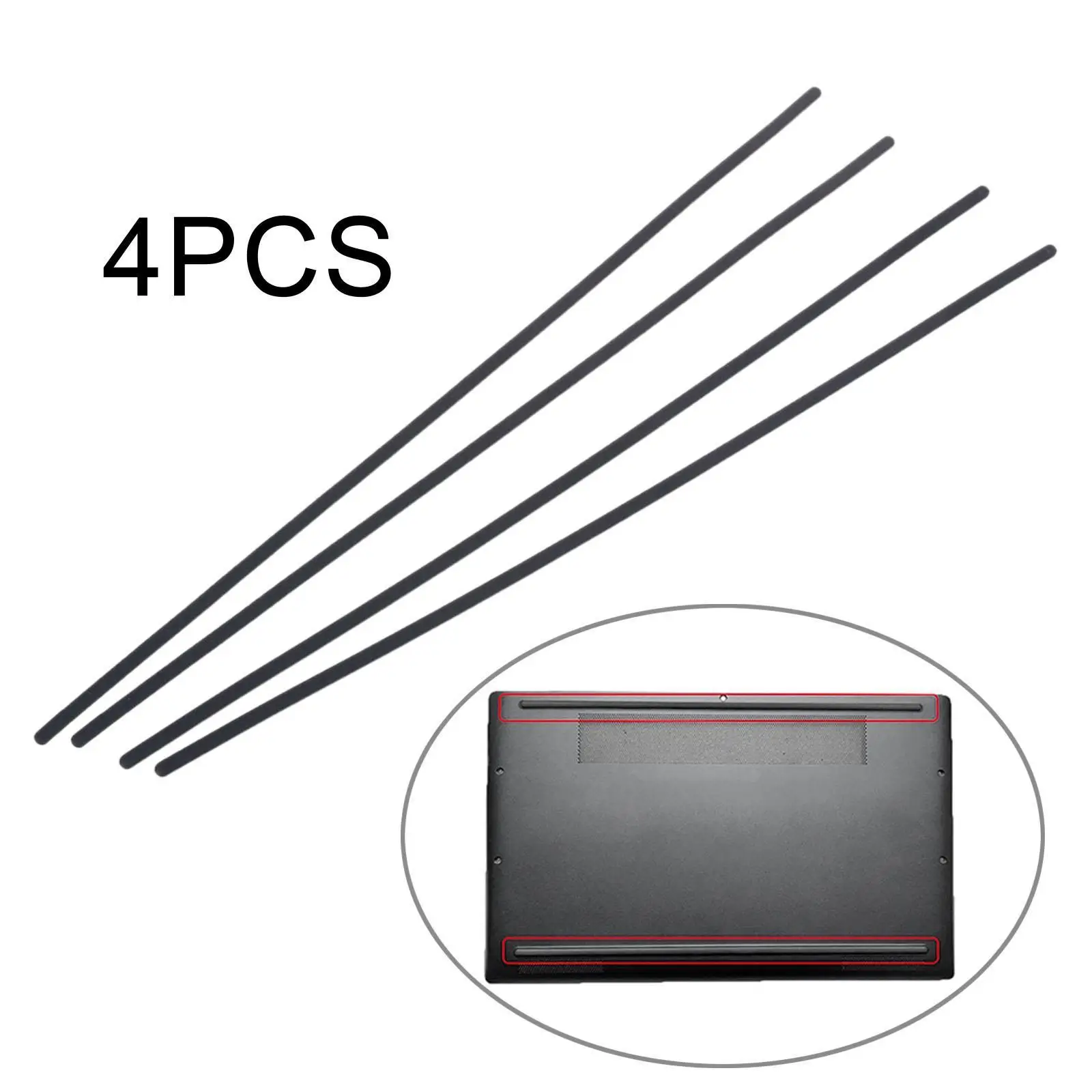 4x Laptop Rubber Feet Strips Replacement Tools Professional Easy to Use Repair Silicone Device Non Slip Accessories Parts Pad
4x Laptop Rubber Feet Strips Replacement Tools Professional Easy to Use Repair Silicone Device Non Slip Accessories Parts Pad